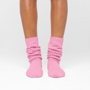 SKIMS Slouch Socks in Bubblegum